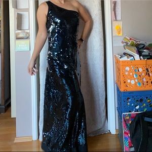 Belle by Oasis, sequined one-shoulder, 16